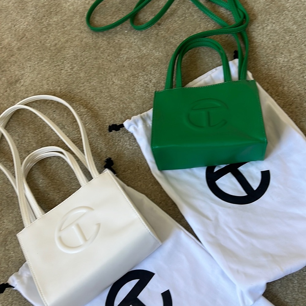2 Telfar mini shoppers